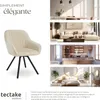 Chaise pivotante avec accoudoirs Snug en velours, Voir les images du produit 6