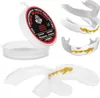 DBX Bushido Gel Mundschutz + Zahnbox Weiß/Gold Produktbild-Vorschau 2