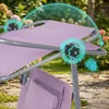 Chaise longue à roulettes avec toit Chaise longue pliante Voir les images du produit 8