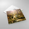 Bilder auf glas - Wald Wasserfall Natur Umwelt - 40x40cm - Produktbild-Vorschau 2