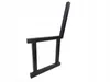 A black metal frame for a bench, presented against a white background. Anteprima dell’immagine prodotto
