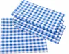 Landhaus Tischwäsche 5 mm Karo Baumwolle blau-weiß kariert Produktbild-Vorschau 1