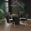Esstisch Vicco Calero Schwarz 120-200 x 60 cm ausziehbar, Produktbild-Vorschau 7