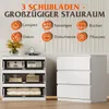 Kommode Schubladenkommode mit 3 Schubladen, Sideboard, Produktbild-Vorschau 4