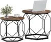 WOLTU Couchtisch 2er Set, mit runder Tischplatte, aus Produktbild-Vorschau 1