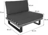 Lounge-Sessel MCW-H54, Garten-Sessel, Spun Poly Akazie Holz Produktbild-Vorschau 6
