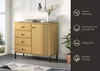Woodroom Sideboard mit Schubladen und Tür Kiefer massiv Produktbild-Vorschau 11