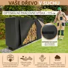 Stojan na drevo kovový pozinkovaný 223cm x 25cm x 115cm Náhľad obrázku produktu 4
