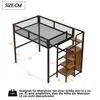 MODFU Etagenbett Kinderbett 140x200cm mit Eisenrahmen, Produktbild-Vorschau 5