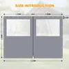 Bâche transparente en PVC, 650 g/m², idéale pour Voir les images du produit 3