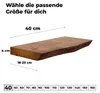 tømmermann - Wandregal mit Baumkante - massives Produktbild-Vorschau 7