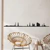 Wallity, Hamburg Skyline, Wanddeko, Schwarz, Metall, 120 x Produktbild-Vorschau 3