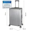 TRAVELHOUSE® Tokyo Valise en aluminium 83,5l argent env. H Voir les images du produit 12