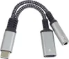 PremiumCord Redukce USB-C /3,5mm jack s DAC chipem + USB-C Náhľad obrázku produktu 3