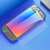 A screen protector is shown being applied to a Nintendo Switch. Produktbild-Vorschau