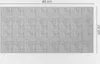 A flat lay image of a concrete-patterned wall panel with dimensions indicated. Produktbild-Vorschau