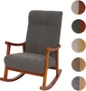 Fotel bujany HWC-K10, leżanka, drewno   tkanina/tkanina Podgląd zdjęcia produktu 8