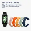 kwmobile 6x Sportarmband kompatibel mit Huawei Band 10 / 9 Produktbild-Vorschau 3