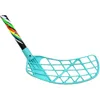 A floorball stick with a blue blade and a colorful shaft. Náhled obrázku produktu