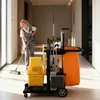 HOMCOM schoonmaakwagen met 3 opbergvakken, inclusief Productafbeelding-voorbeeld 7