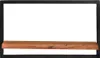 vidaXL Wandregale 2 Stk. 60x25x35 cm Massivholz Akazie und Produktbild-Vorschau 1