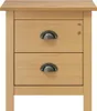 vidaXL Nočné stolíky Hill 2 ks 46x35x49,5 cm borovicový Náhľad obrázku produktu 3