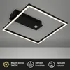 Lampada da soffitto a LED, sensore, nero, LED/14W Anteprima dell’immagine prodotto 2