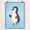 Mr. & Mrs. Panda Bild Pinguin Marienkäfer DIN A5 - Eisblau Produktbild-Vorschau 2