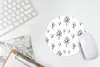 MuchoWow® Mauspad Mousepad Ballon - Muster - Schwarz und Produktbild-Vorschau 5