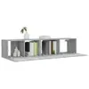 vidaXL 2-tlg. TV-Schrank-Set Grau Sonoma Holzwerkstoff -  Produktbild-Vorschau 4