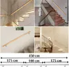 Buche Holz Handlauf Treppengeländer Geländer für Treppe Produktbild-Vorschau 2