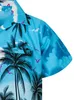King Kameha Hawaiihemd "Beach" in Türkis Herren Hawaii-Hemd Produktbild-Vorschau 5