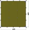 Tarp 1 425 x 445 cm Farbe light olive Produktbild-Vorschau 1