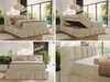 MKS MEBLE Boxspringbett 180 x 200 mit bettkasten NIRA KING, Produktbild-Vorschau 2