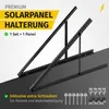 114 cm Solarpanel Halterung schwarz Solarmodul Befestigung Produktbild-Vorschau 2