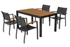 Merxx Gartenmöbel Set Astros 5tlg., 4 Stapelsessel, Tisch Produktbild-Vorschau 1