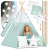 Nukido 740024 Kinder-tipi met lampjes – mintgroen met Productafbeelding-voorbeeld 25