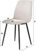 Hoyz-Kollektion – Stuhl Rib – Rock Off White – 4er-Set Produktbild-Vorschau 2