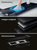 Collage of images showing features of a treadmill. Produktbild-Vorschau