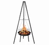 Aga barbecue BBQ noir à charbon de bois sur trépied avec Voir les images du produit 1