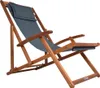 CASARIA® Sonnenliege Holz Wetterfest Klappbar Verstellbar Produktbild-Vorschau 1