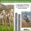 Z-Profil Zaunpfosten 150 cm feuerverzinkt 10x Zaunpfähle Produktbild-Vorschau 5