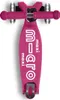 Micro Kinder Scooter Maxi Deluxe LED Faltbar , Hellrot Produktbild-Vorschau 5