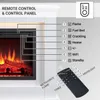 Elektrický krb BALDERIA Baldur – stojací krb – biely Náhľad obrázku produktu 6