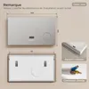 S'AFIELINA 60x100 cm miroir de salle de bain LED avec Voir les images du produit 8
