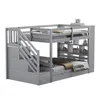 Stapelbed van 90 x 200 cm met veiligheidsladder en Productafbeelding-voorbeeld 13