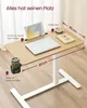 VASAGLE Stehtisch, Beistelltisch mit Rollen, 80 x 45 cm Produktbild-Vorschau 5