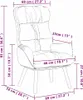 vidaXL Fotel biały 69 x 74 x 93 cm imitacja skóry Podgląd zdjęcia produktu 8