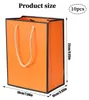 Set van 10 zwarte geschenktassen, 18x10x23 cm, van Productafbeelding-voorbeeld 2