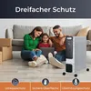 KLAMER Ölradiator 2500 W, Elektroheizung energiesparend, 13 Produktbild-Vorschau 5
